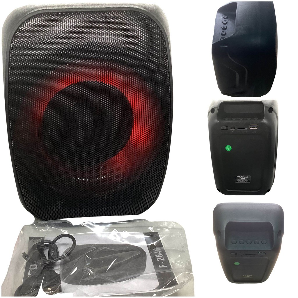 Speaker Bluetooth Wireless Fleco F-2646 Super Bass / Speaker Wireless Bluetooth Fleco