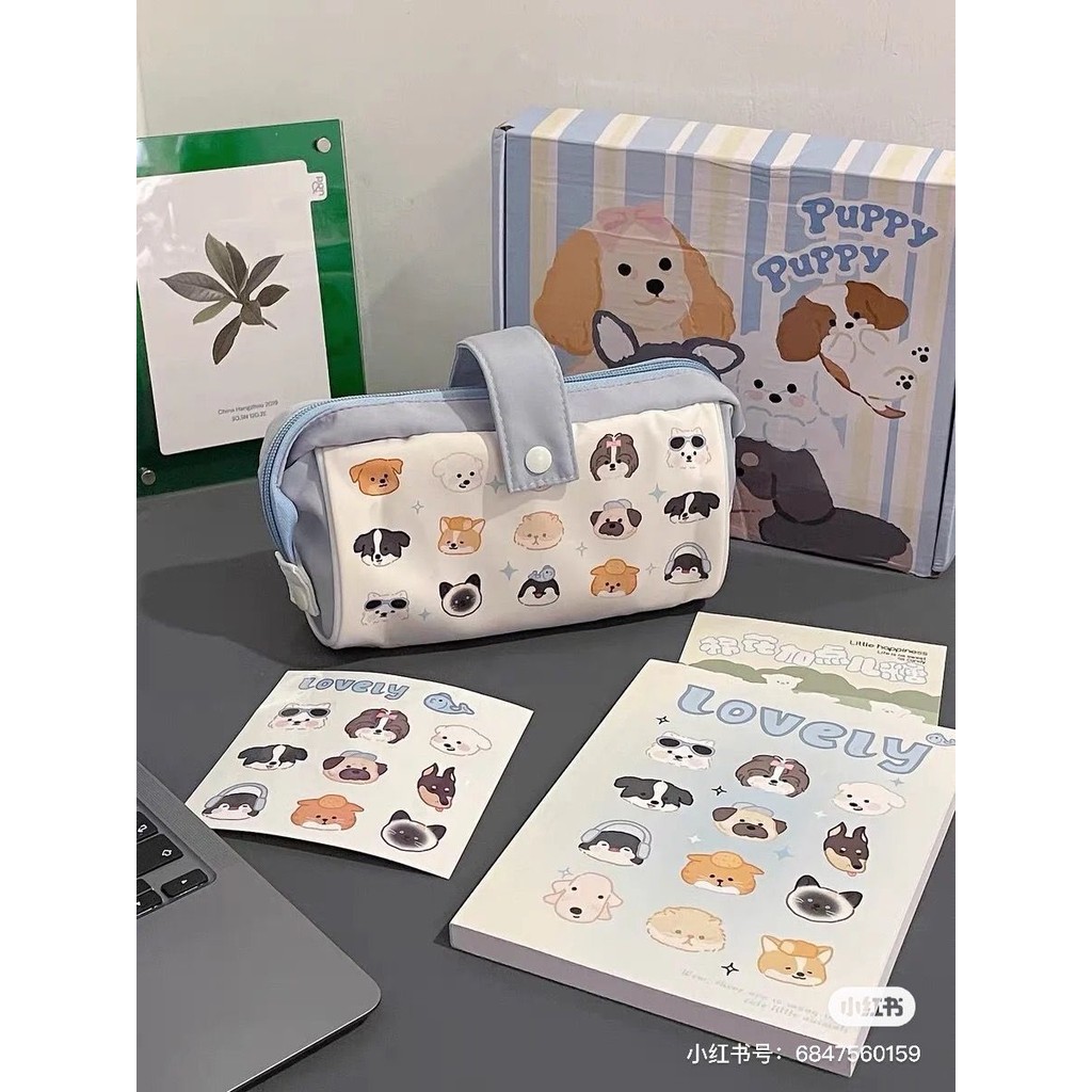 

[ COD✅ ] Diana Tempat Pensil Anak Anjing / Kucing pencil case /Tempat Pensil Multifungsi / Male and female student stationery / estudee pensil case / cartoon large capacity storage bag / Tas pensil untuk siswa sekolah dasar / animal pencil case