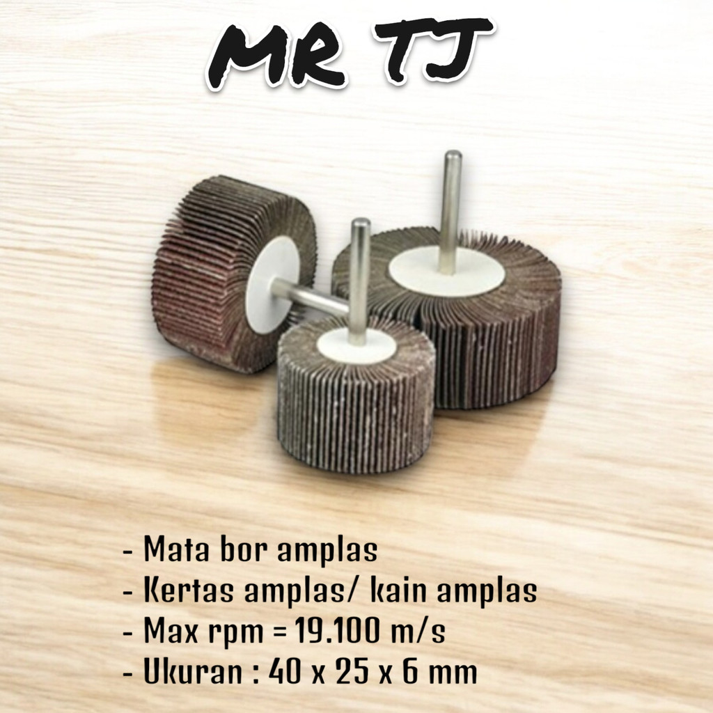 Mata Bor Amplas 50 x 40 x 6 mm Mata Bor Gerinda Penghalus