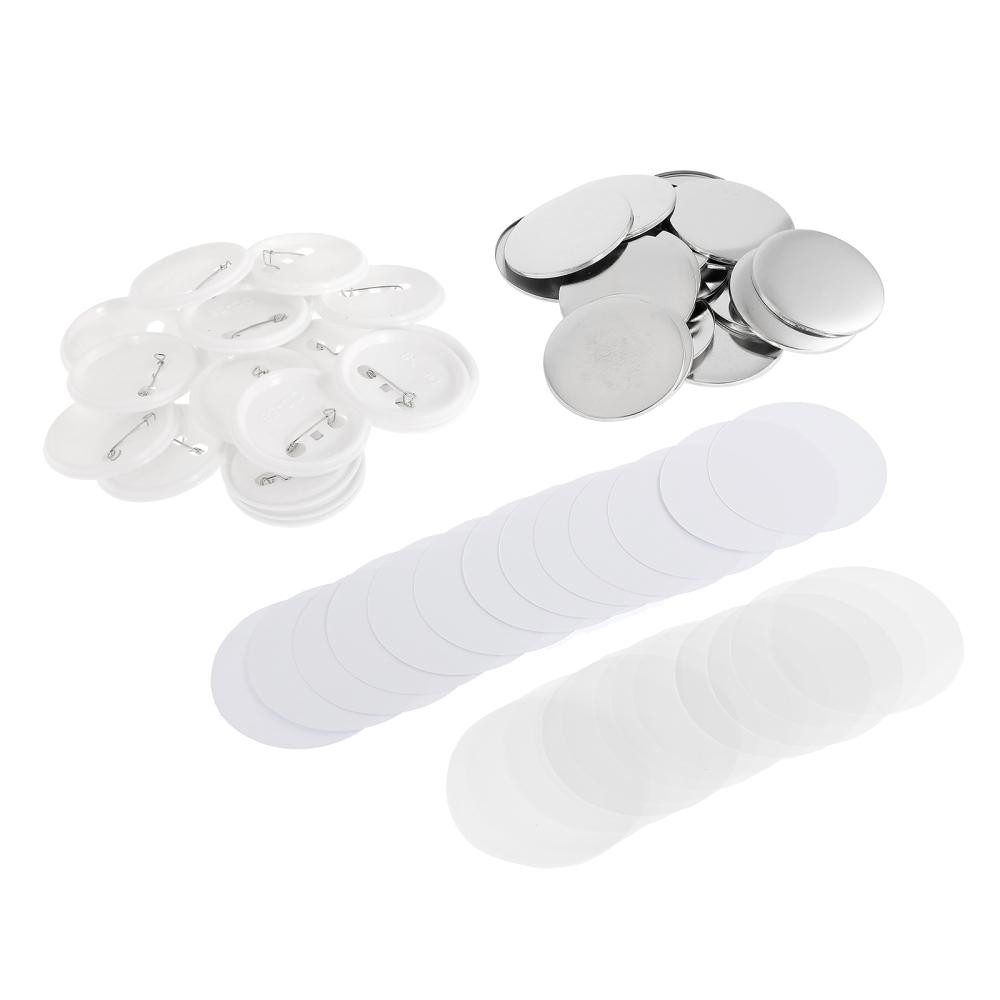 

Button Badge Maker DIY Blank Pin Button Punch Press Machine Badge Mould With 200pcs Button Parts Circle Cutter Accessories
