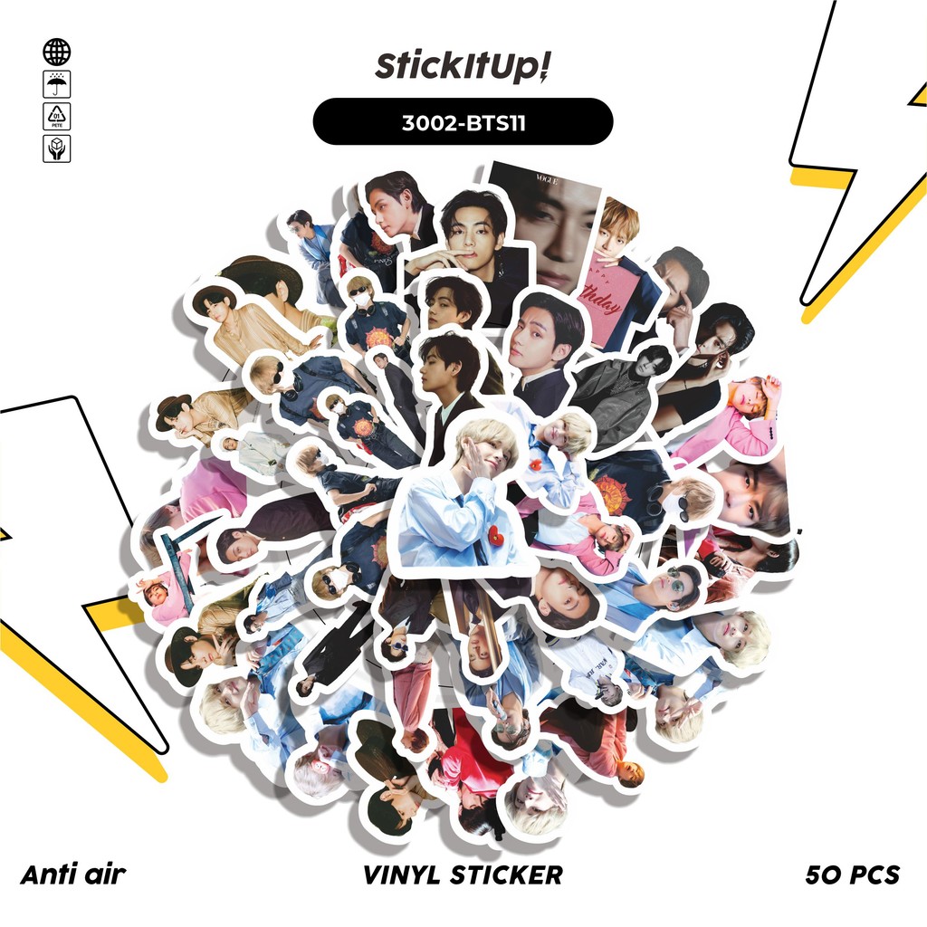 

COD✨ 50 Pcs Stiker TAEHYUNG SERIES 09 Lucu Anti Air Untuk Dekorasi Notebook Sepeda Skateboard Handphone DIY