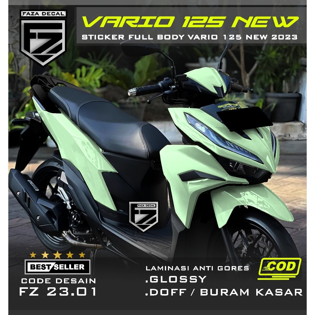 DECAL VARIO 125 NEW FULL BODY POLOS - STIKER VARIO 125 NEW 2023 FULLBODY AKSESORIS VARIO 125 NEW