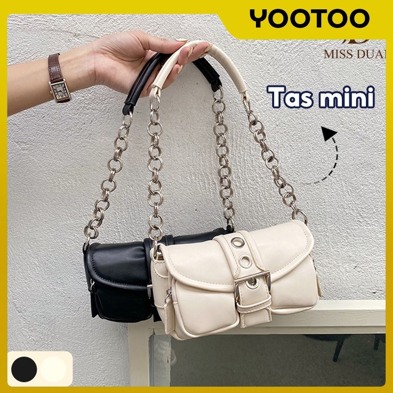 YooToo Tas Bahu / Shoulder Bag / Tas Korea / Tas Mini / Tas Bahu Mini / Tas Undangan / Tas Rantai / 