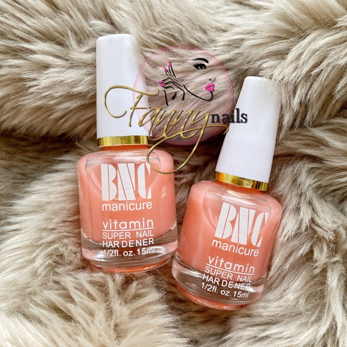 BNC nail hardener 15ml vitamin kuku top coat bening nail polish