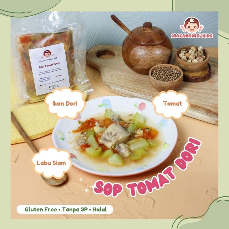 

Macaramel Kids - Sup Tomat Dori 200gr