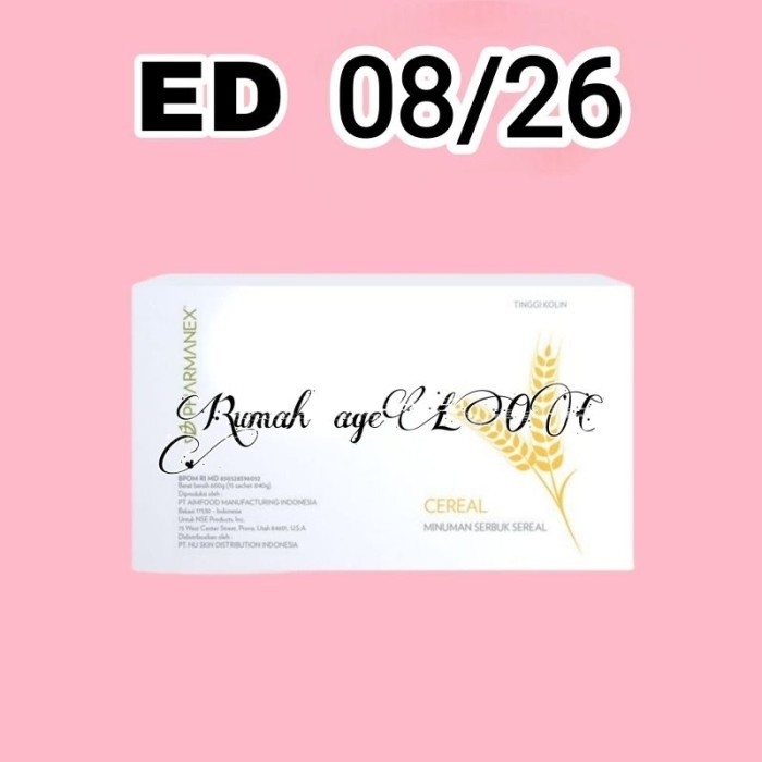 

suplemen kesehatan CEREAL 1 BOX 15 SACHET pharmanexx sereal oat SARAPAN PAGI SORE