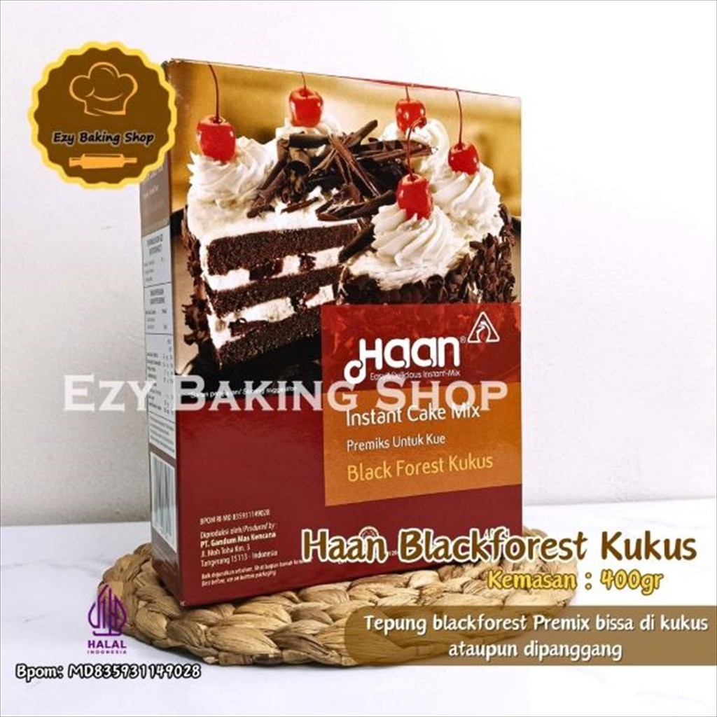 

Haan Black Forest Mix 400gr - Instant Cake Mix