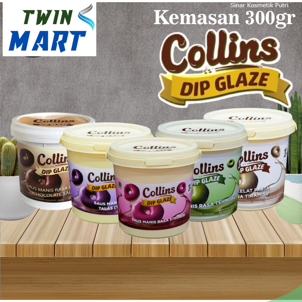 

Toping Kue dan Roti / Collins Dip Glaze All Varian 300gr