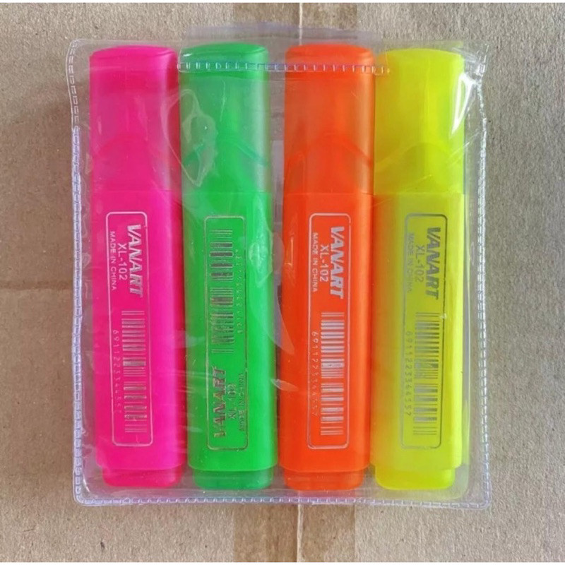 

(wk acc) Stabilo sportliner warna warni 1 set 4 pcs highlighter