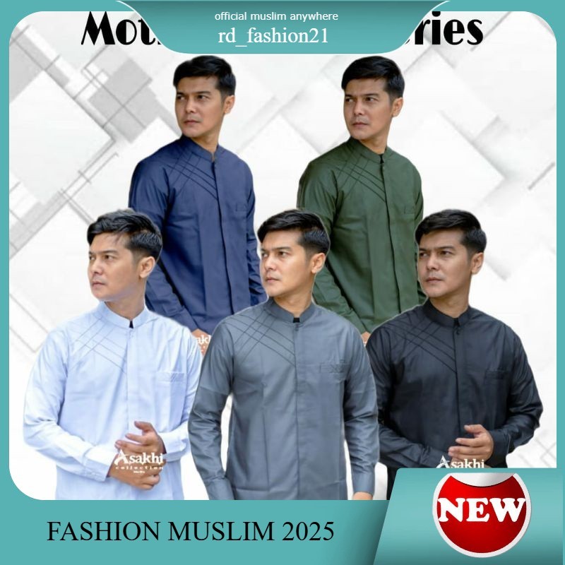 Baju Koko Hadroh Lengan Panjang Terbaru Motif Marvel Asakhi Atasan Muslim Pria Dewasa Baju Muslim Ke