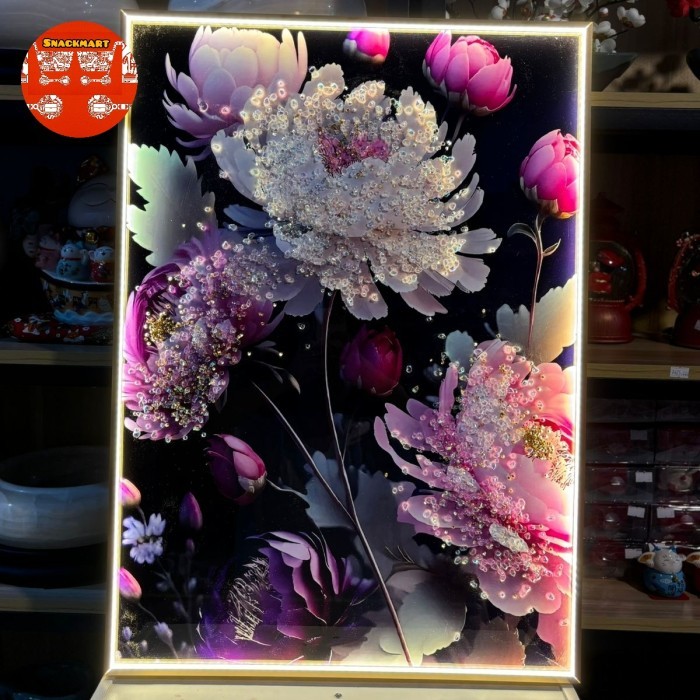 

Hampers Imlek High Grade / Hampers Imlek Lukisan 5D Lighting Premium / Hampers Imlek Premium / Dekorasi Imlek Premium / Pajangan Imlek High Grade / Pajangan Imlek Mewah / Pajangan Imlek Keberuntungan / Dekorasi Rumah Nuansa Imlek - Flower E