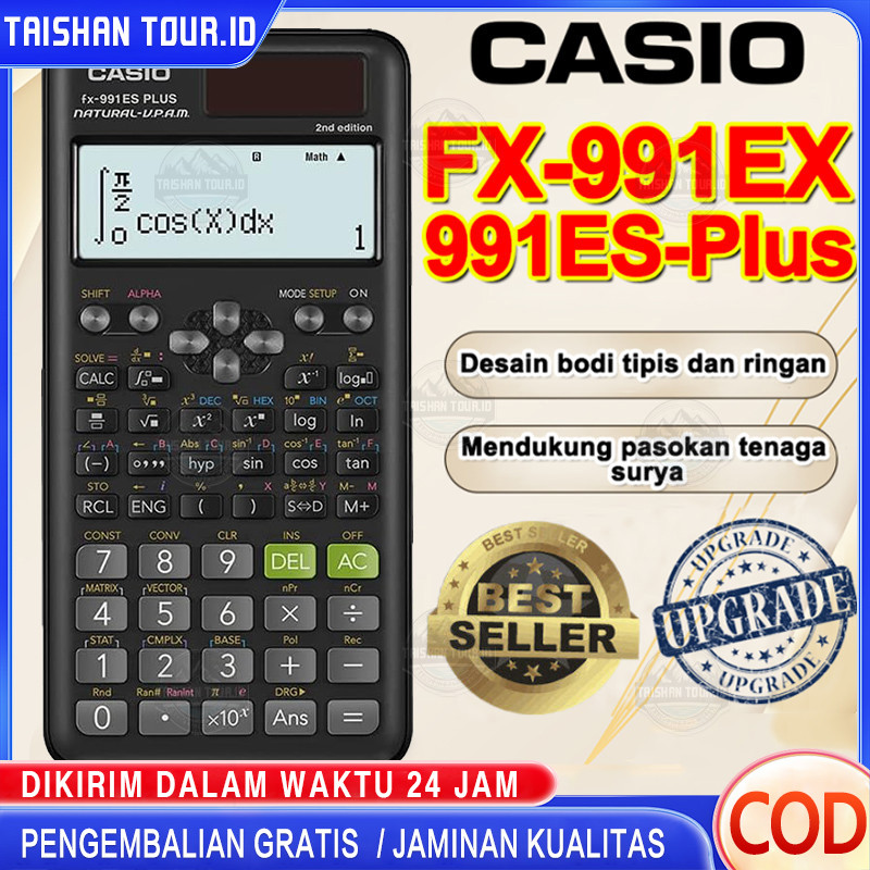 

Casio Resmi Kalkulator Calculator Scientific Casio Fx-991EX Fx-991ES-Plus 2nd edition