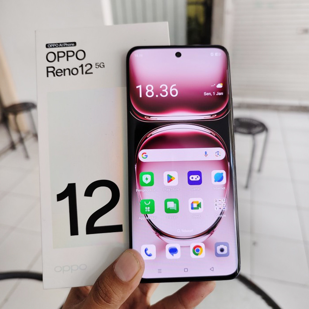 Oppo Reno 12 5G Ram 12 Rom 256GB ( Second )