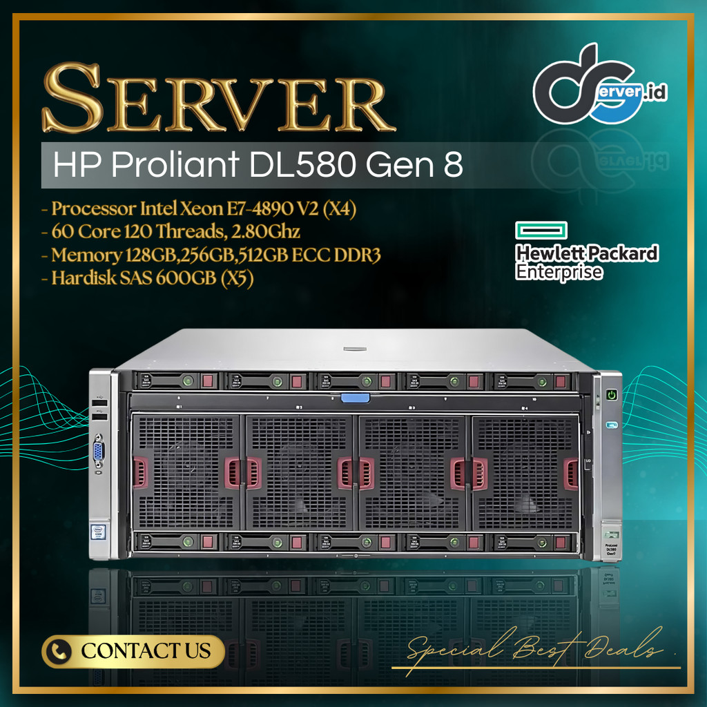 server hp proliant dl580 gen8