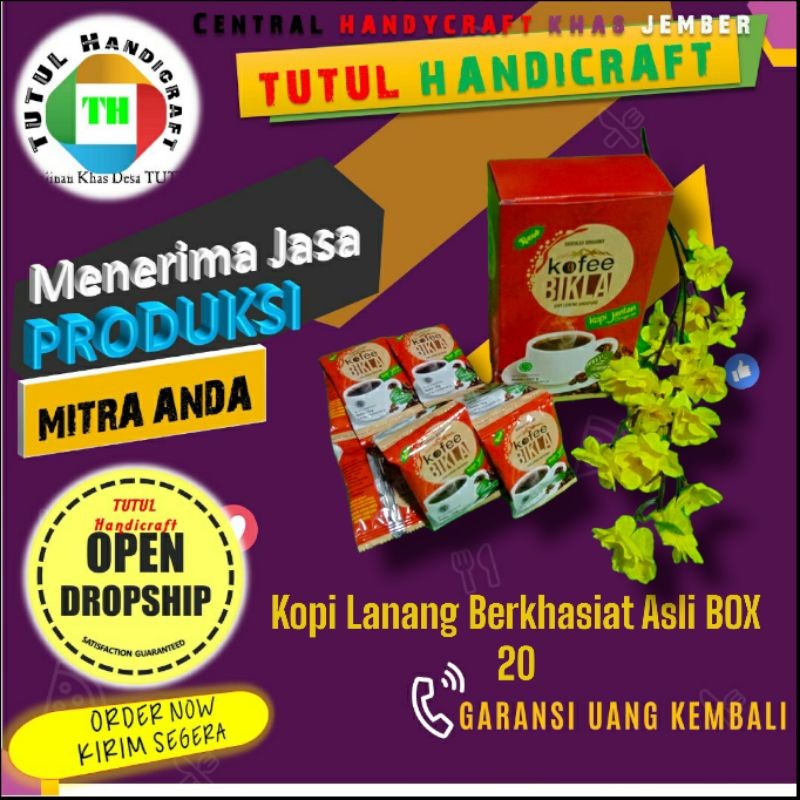 

MAKRIFATBUSINESS KOPI BIKLA KOPI JANTAN Kopi Berkhasiat BOX 20 SACHET