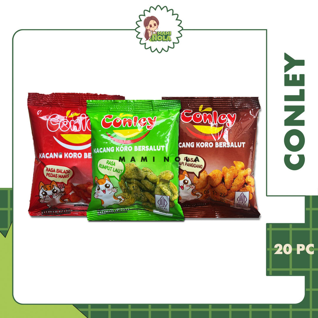 

Conley Kacang Koro Bersalut Bumbu Isi 20pc