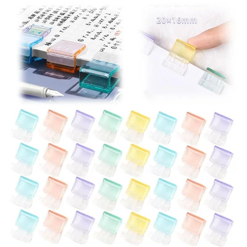 

1-15pcs Staples Paperclip Multicolor Binder Clips Mini Binding Supplies Push Paper Clamp Office Binder Clips Documents Organizer