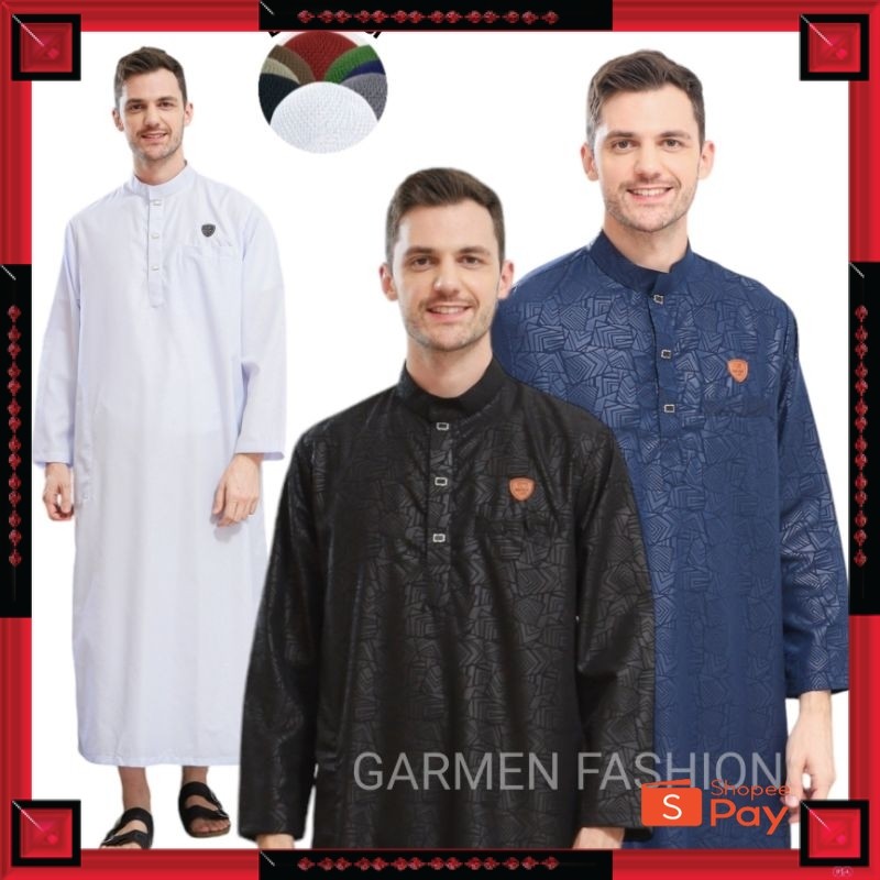 [PREMIUM ORIGINAL] AS-SULTAN/JUBAH PRIA DEWASA EMBOS PREMIUM/GAMIS LAKI LAKI/BAJU KOKO EMBOS