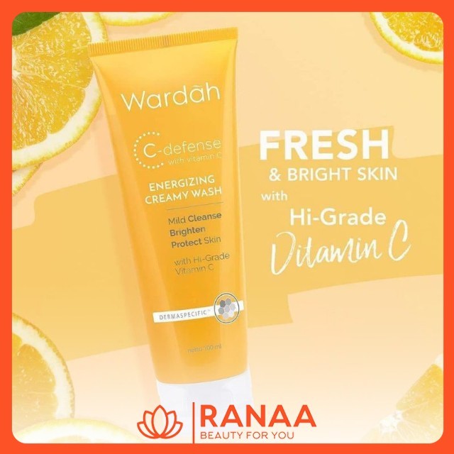 WARDAH C-DEFENSE ENERGIZING CREAMY WASH