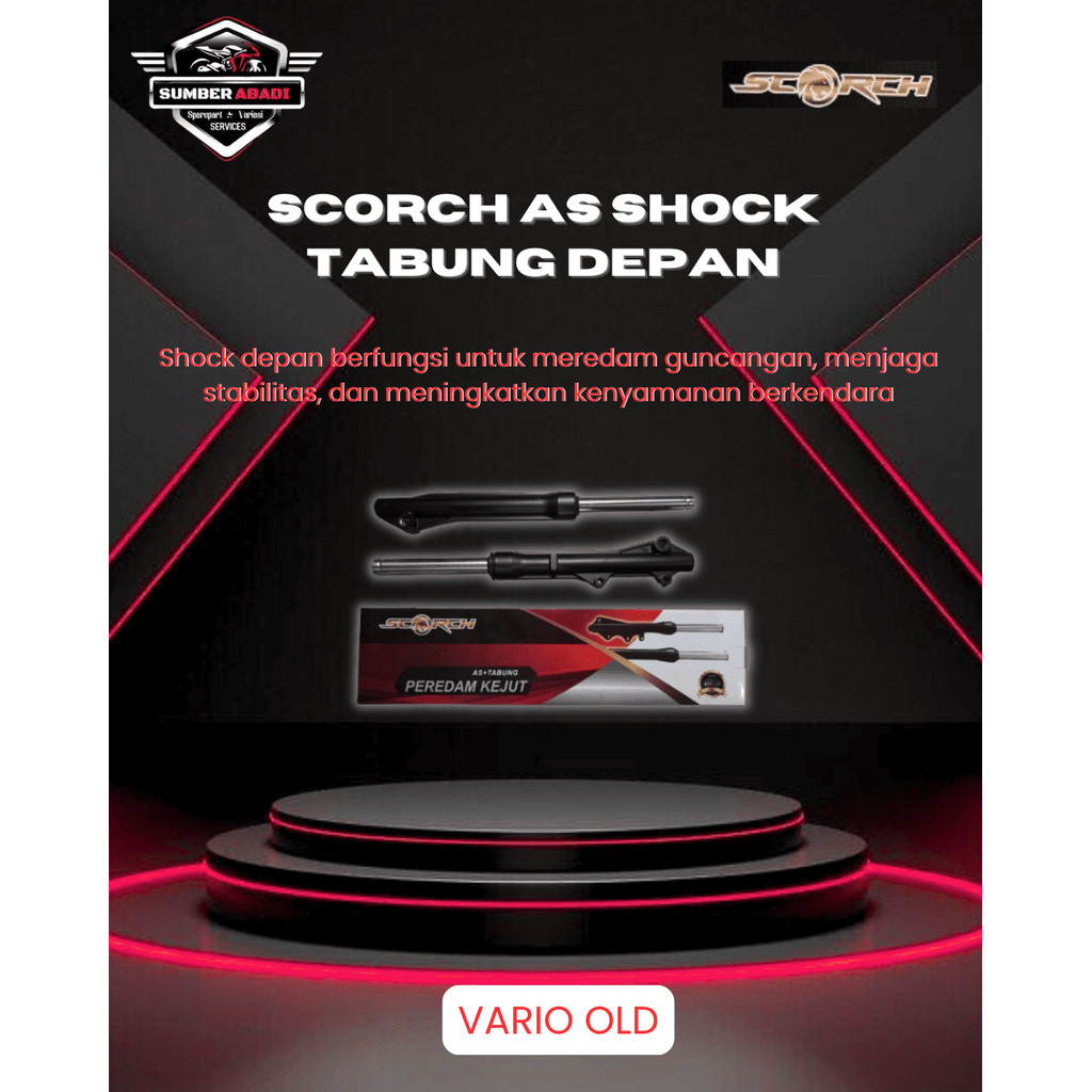 Scorch Shock Depan Vario Old (double piston)