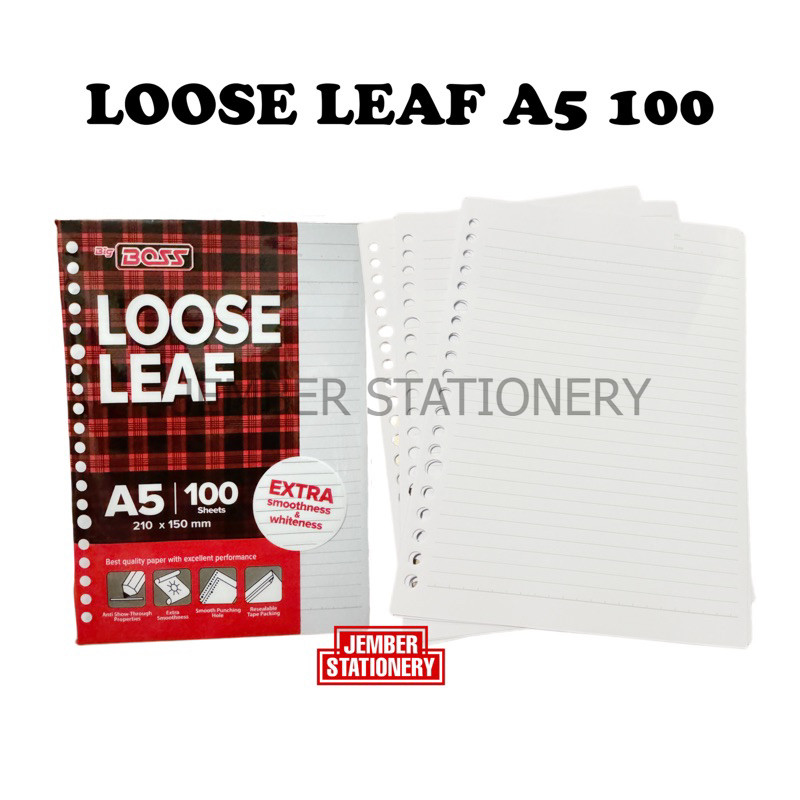 

Loose Leaf/ Isi Binder A5-100