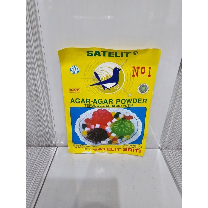 

New Item SATELIT NO 1 TEPUNG AGAR AGAR PUTIH 9G