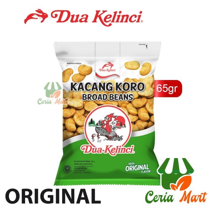 

NEW ITEM SNACK DUA KELINCI KACANG KORO ORIGINAL 65g