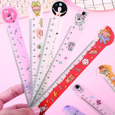 

Pengaris Sekolah Kantor Motif Lucu 15cm Bahan Plastik Import 1022