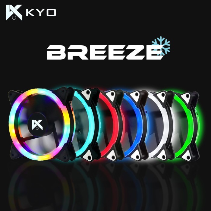 FAN RGB KYO BREEZE 12CM / FAN CASING RGB / FAN CASING RGB / FAN LAMPU