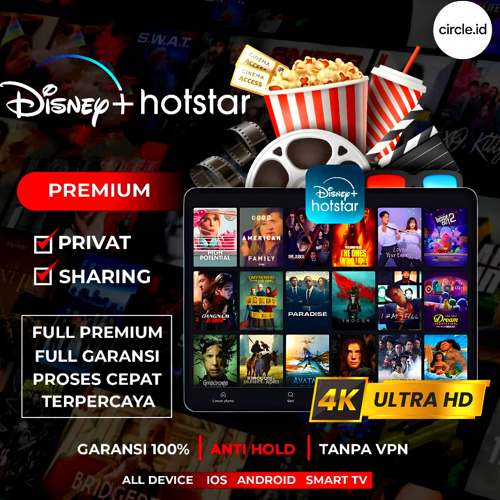 Disney Hotstar Premium 1 Bulan Garansi