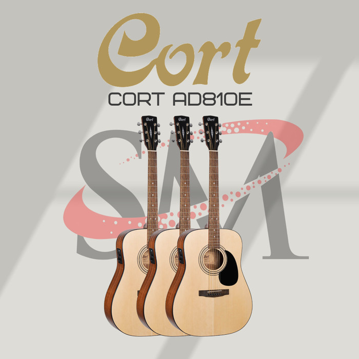 Cort AD810e Gitar Akustik Elektrik / Acoustic Electric Guitar / Cort AD810e