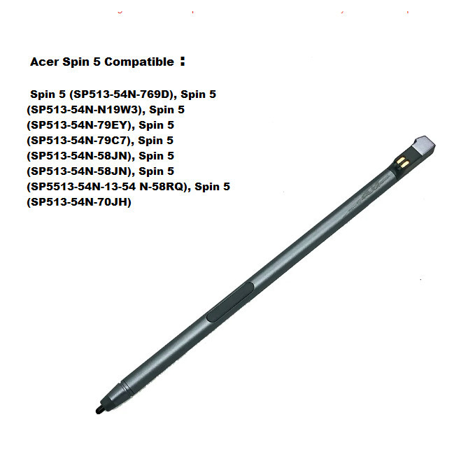 Active Stylus Pen Laptop Rechargeable Acer Spin 3 Spin 5 Original - Acer Spin 5