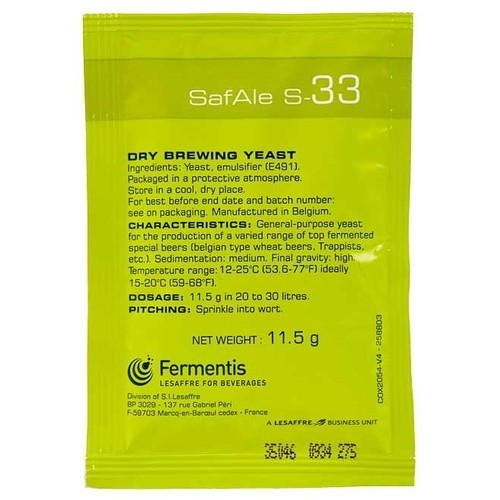 

Imatton fermentis safale S 33 dry yeast