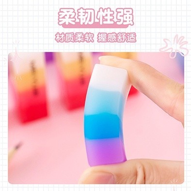 

Penghapus Pensil Motif Warna Warni Colorful Eraser 930