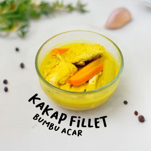 

Kedai Mpasi Kakap Fillet Bumbu Acar (180 Gram) | Mpasi Organik | Mpasi Gluten Free