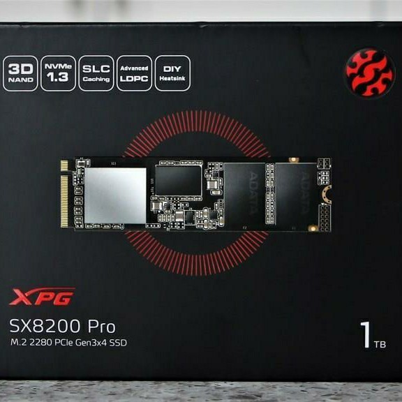 Adata SSD SX 8200 PRO 1Tb / SX8200 M.2 NVME - SX8200 1Tb