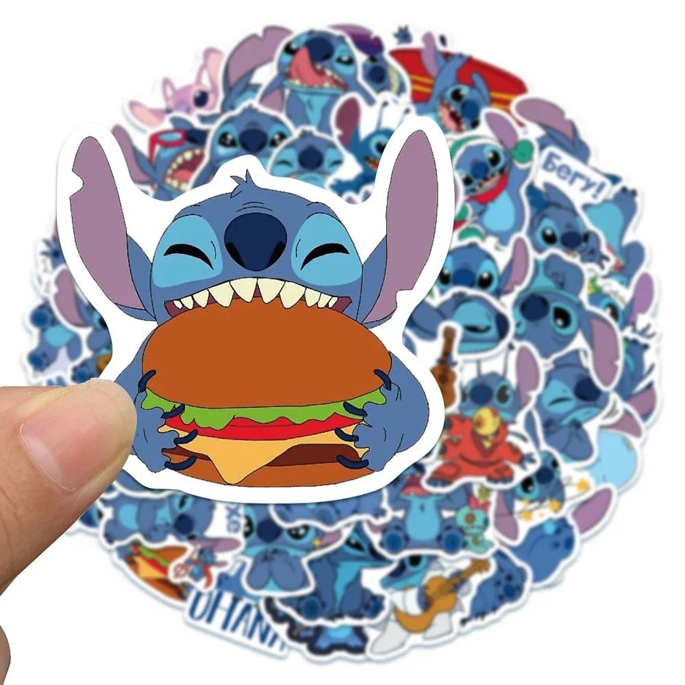 

50PCS Disney Lilo & Stitch Stickers Kawaii Cartoon Decals DIY Diary Laptop Luggage Skateboard Graffiti Decals Fun Classic Toy