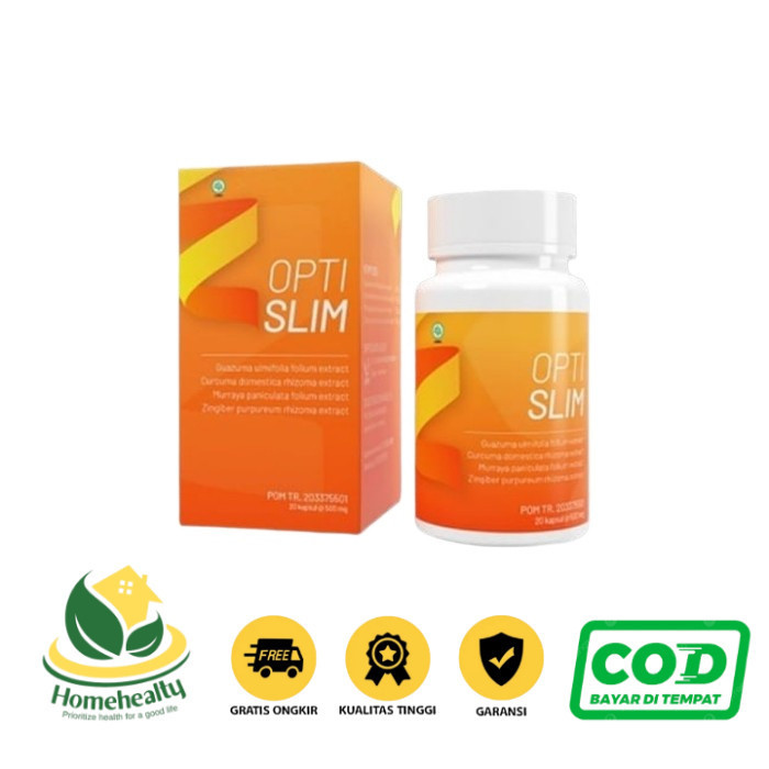 Optislim Opti Slim Obat Penurun Berat Badan Herbal BPOM Terbaik