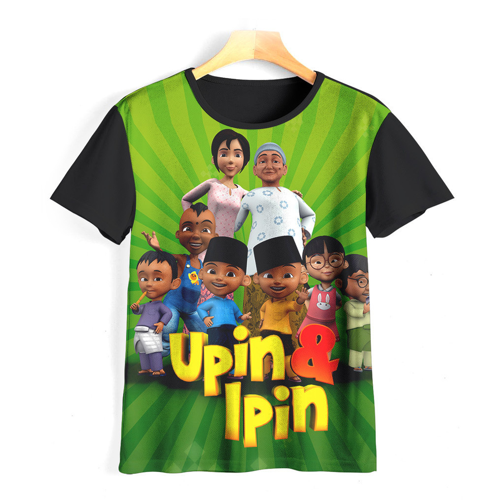 Kaos Upin & Ipin Keren dan Adem | Kaos Anak Upin Dan Ipin | 046UI003