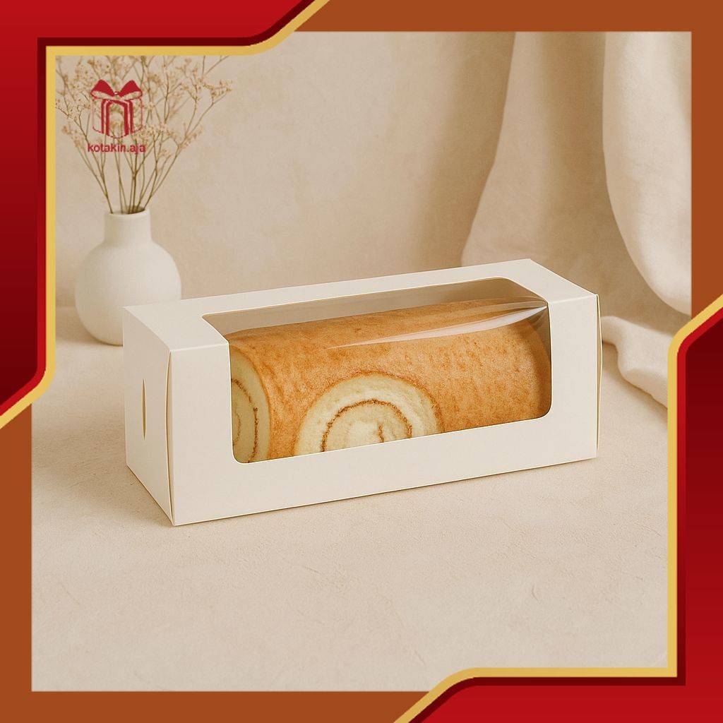 

Box Roll Cake / Box Kue / Kotak Kue / Kotak Roll Cake / Box Brownies / Box Muffin I HC18