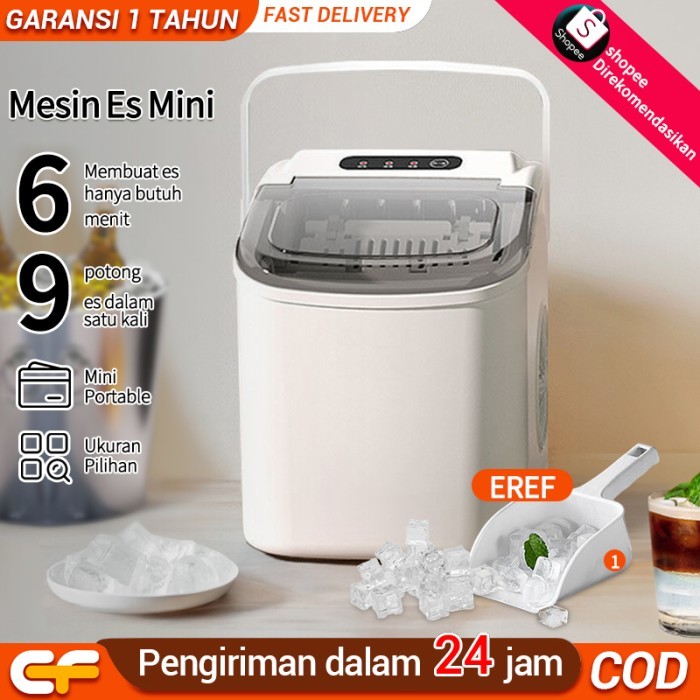 Epic Finds Mesin Es Iceler Portable Mesin pembuat es batu Sekali