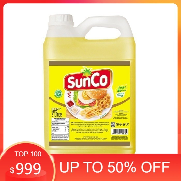 

Sunco Minyak Goreng Refill 2Liter X 2 Pcs Bundling Best Seller