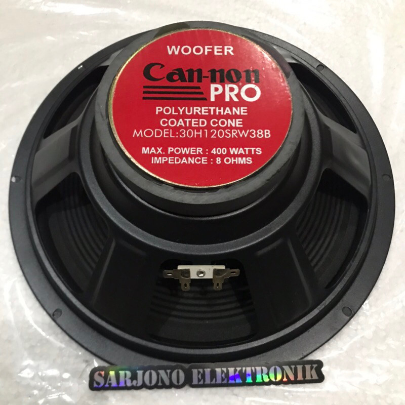 speaker 12 inch canon woofer C-30H-120-SRW38B can-non