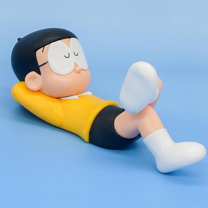 Action Figure Pajangan Mobil Nobita Doraemon Nobita Sleeping Action Figure PVC Mainan Static Figure 