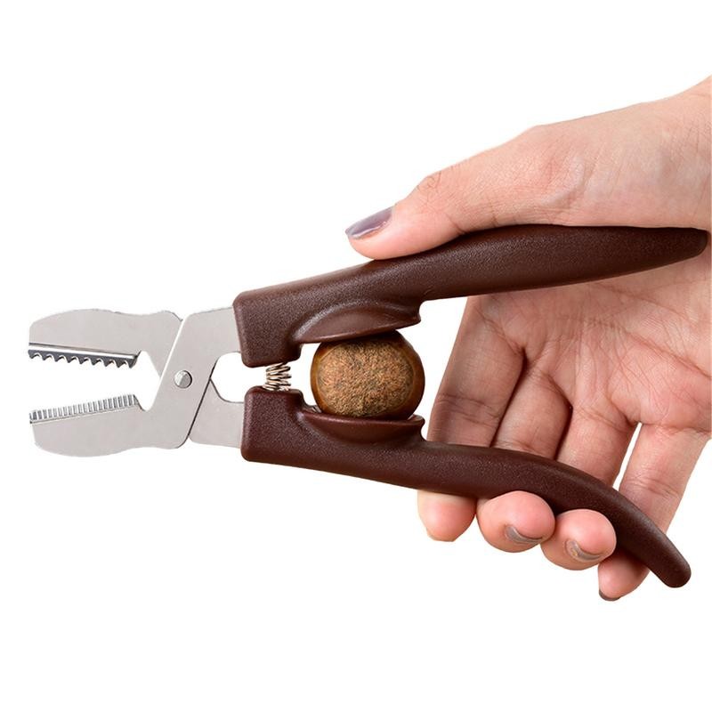 

Chestnut Cutter Tool Stainless Steel Opener Cracker Tool Metal Nut Opener Plier with Non Slip Handle Chestnut Peeler Scissors
