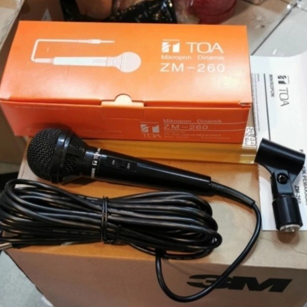 Micropon Toa ZM - 260 Original / MIK TOA ZM 260 / Microphone Toa ZM 260 / Mic Toa ZM260 / ZM 260