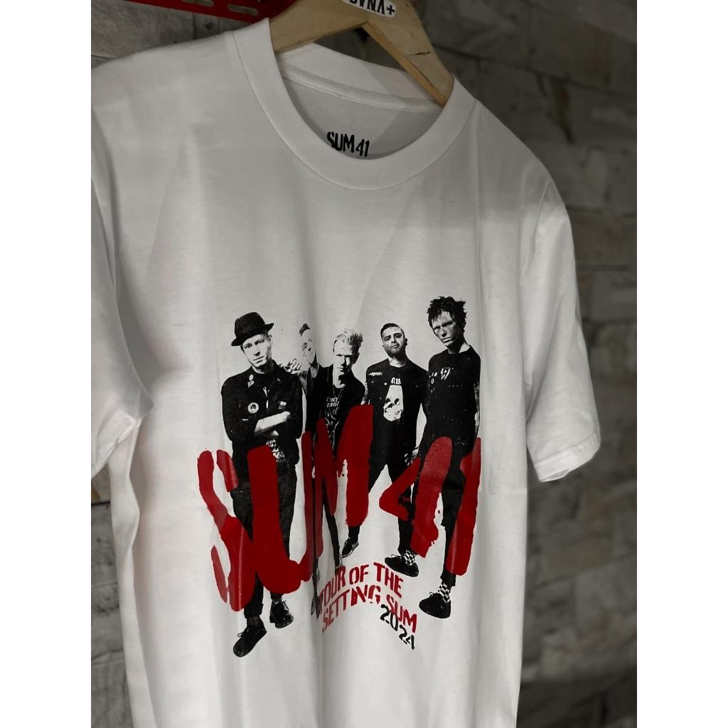 T-SHIRT SUM 41 TOUR WHITE