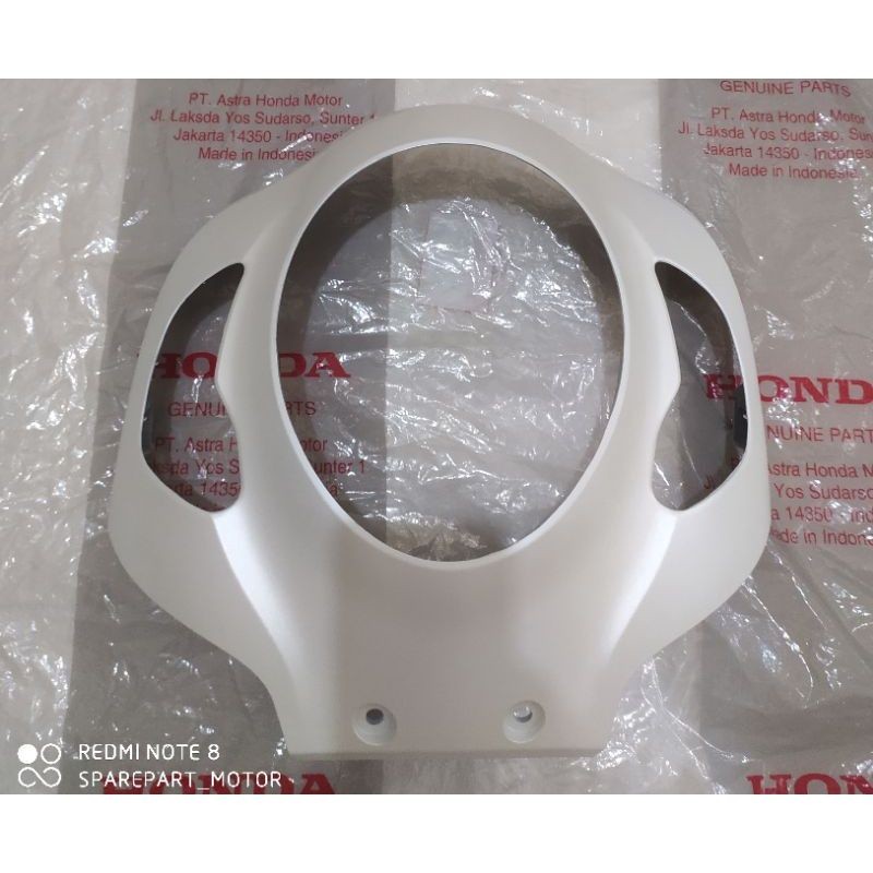 tameng lampu depan scoopy k2f original putih dof kap lampu scoopy 2021-2022 original putih dop