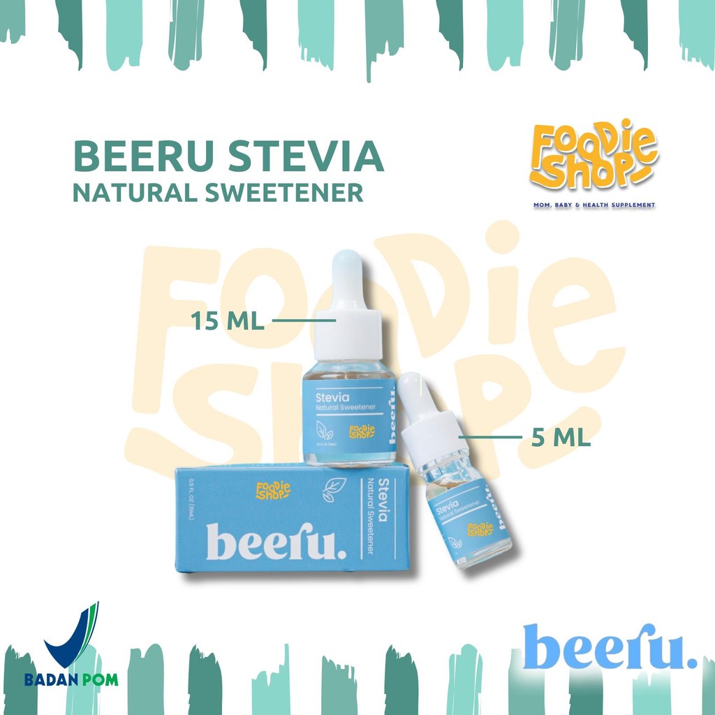 

Beeru Stevia Natural Sweetener - 5 ml 15 ml | Stevia Pemanis Alami