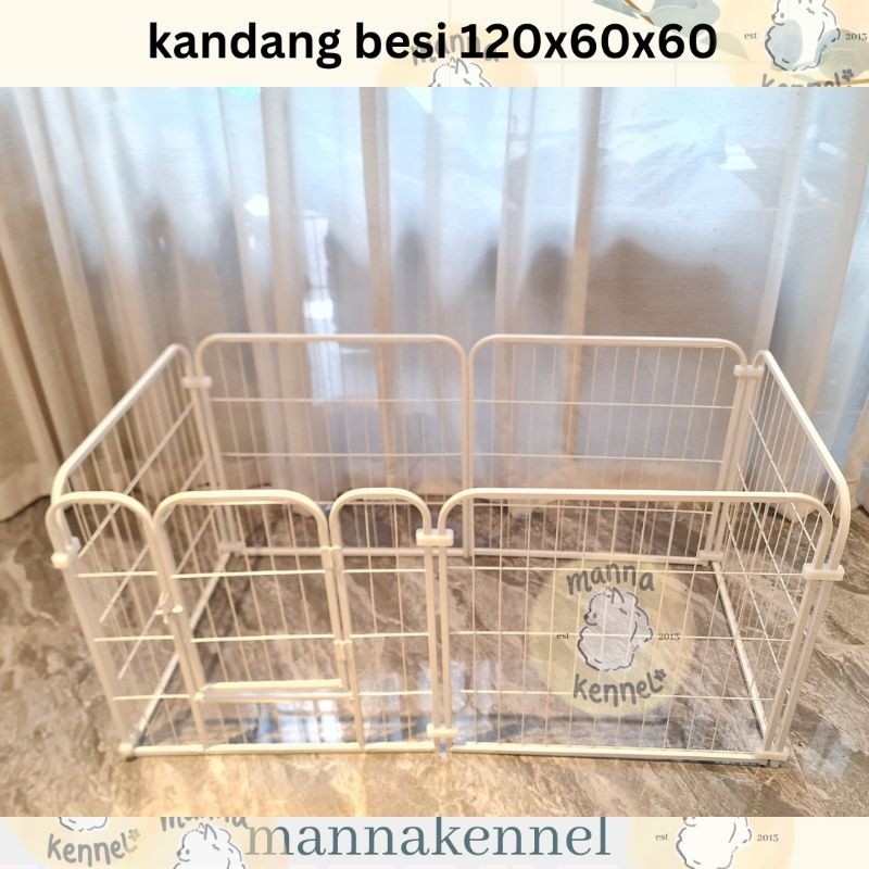 Kandang Pager Pagar Anjing Besi Smart Fence Star Fence Acis Kandang Anjing Jumbo Besar
